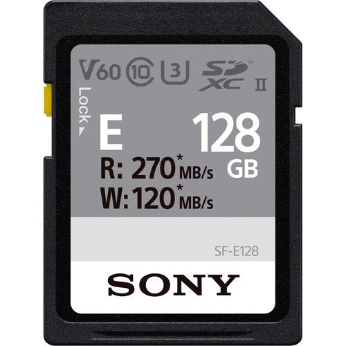 Sony E系列 UHS-II SDXC 記憶卡 (64GB / 128GB / 256GB)
