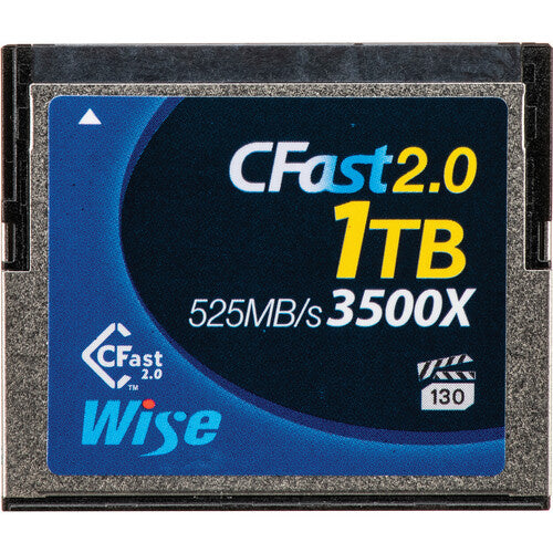Wise Advanced CFast 2.0 記憶卡 (256GB / 512GB / 1TB)