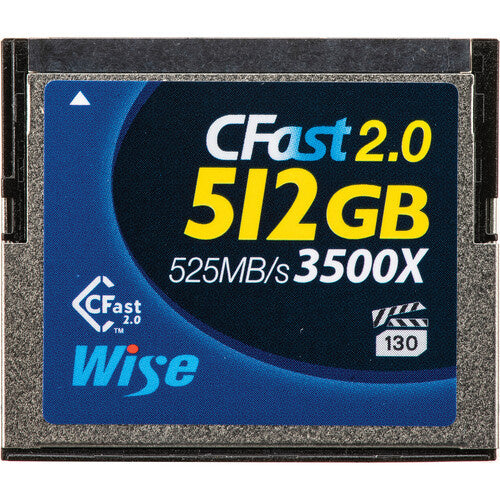 Wise Advanced CFast 2.0 記憶卡 (256GB / 512GB / 1TB)