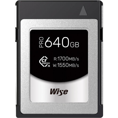 Wise Advanced CFexpress™ Type B PRO 記憶卡(160GB / 320GB / 640GB)